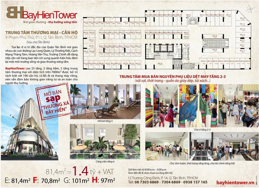 Sự kiện bất ngờ, mở bán 35 sạp thương mại tiếp theo ngay mặt tiền quận Tân Bình