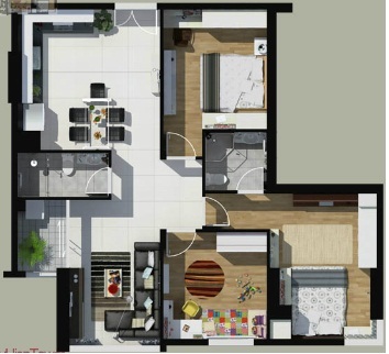 Bán căn hộ 97m2 dự án TTTM BayHienTower quận Tân Bình