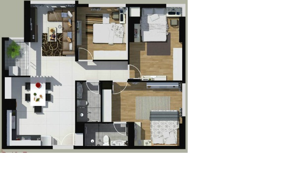 Mở bán căn hộ cao cấp đầy đủ tiện nghi 2-3 PN ngay trung tâm quận Tân Bình với giá gốc của chủ đầu tư