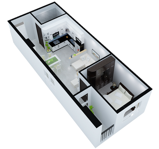 Căn hộ giá rẻ quận Tân Phú 540 triệu/căn - HT Apartment