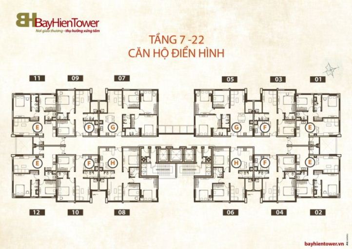 Bán căn hộ Bảy Hiền. Giá 17.1 triệu/m2. Nhiều quà tặng hấp dẫn