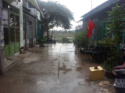 Nhà bán giá rẻ gần ngã ba Tân Kỳ Tân Quý và Quốc lộ 1A, diện tích 4m x 8.5m, trệt giá 450 triệu