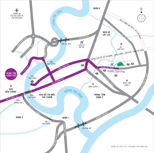 Căn hộ Singapore ParcSpring Quận 2 - giá từ 16 triệu/m2