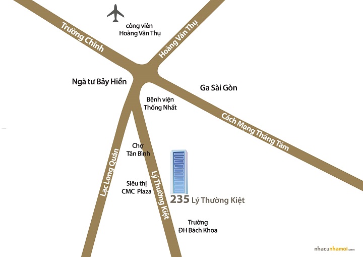 Cho thuê văn phòng Lý Thường Kiệt, 7 sàn, diện tích 167 m2