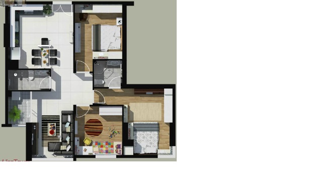 Căn hộ cao cấp Bảy Hiền Tower 3 phòng ngủ, tặng bộ nội thất cao cấp chỉ có 18 triệu/m2