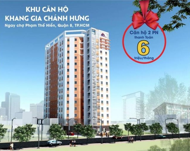 Mua căn hộ rẻ và chất lượng nhất Q.8 - Sổ hồng vĩnh viễn.
