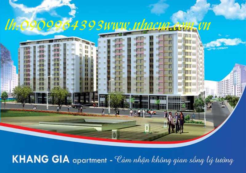 Bán chung cư Khang Gia, Gò Vấp 60.4m2/2pn/1wc/780tr, view đẹp, góp 15 năm lãi suất 7%/năm cố định