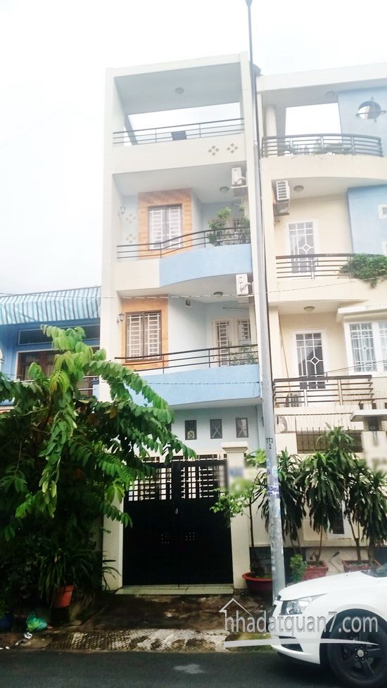 Bán nhà phố 1 trệt, 2 lầu, ST mặt tiền đường số 23, P. Tân Quy, Quận 7