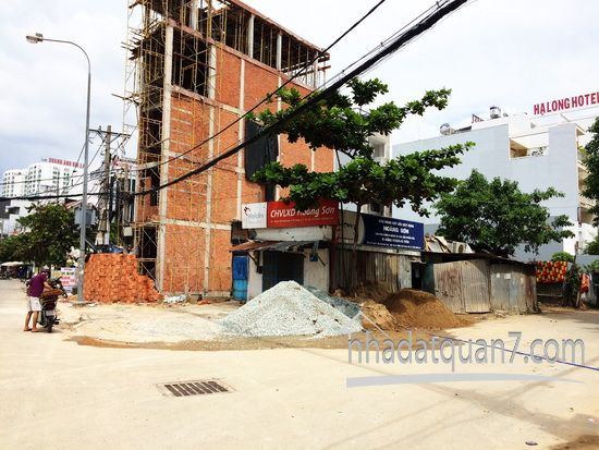 Bán gấp lô đất nền căn góc 2 MT đường 24m Kiều Đàm, F. Tân Hưng, Quận 7