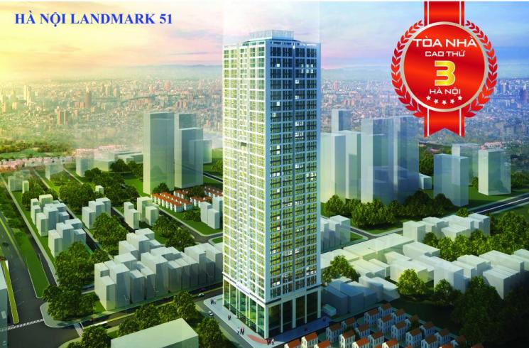 Bán chunh cư cao cấp Hanoi Landmark 51, tòa nhà cao thứ 3 Hà Nội
