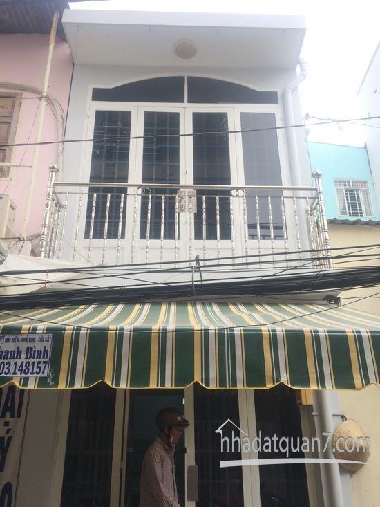 Bán nhà nhỏ 1 lầu MT hẻm 4m Huỳnh Tấn Phát, Quận 7 (hẻm 391 đông đúc tiện KDBB)