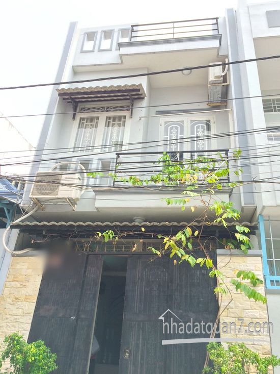 Bán gấp nhà phố 1 lầu đẹp Full nội thất hẽm nhựa 6m đường Lý Phục Man, Quận 7