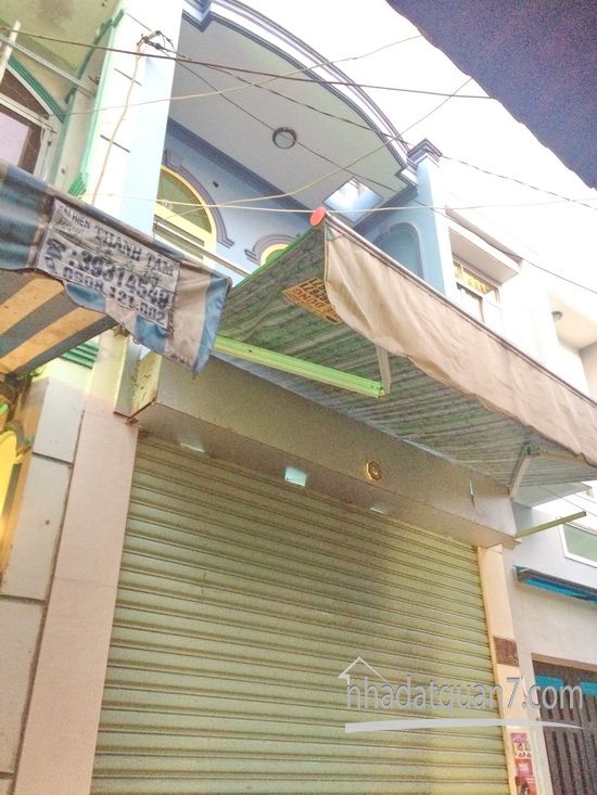 Bán gấp nhà 1 trệt & Lầu mặt tiền hẽm chợ 861 đường Trần Xuân Soạn, P.Tân Hưng, Q.7