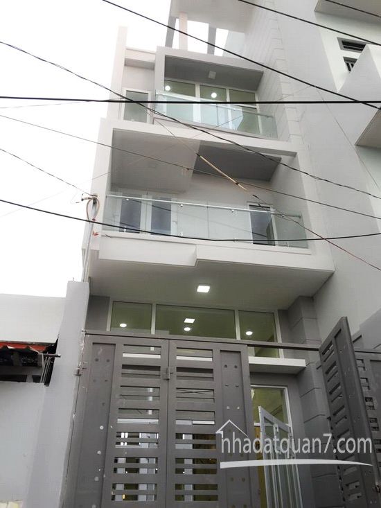 Bán nhà phố hiện đại mặt tiền hẻm nhựa 8m đường Bùi Văn Ba, P. Tân Thuận Đông, Quận 7