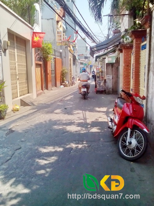 Nhà hẻm xe hơi 60 Tân Mỹ, Tân Thuận Tây, Quận 7, giá 1.35 tỷ