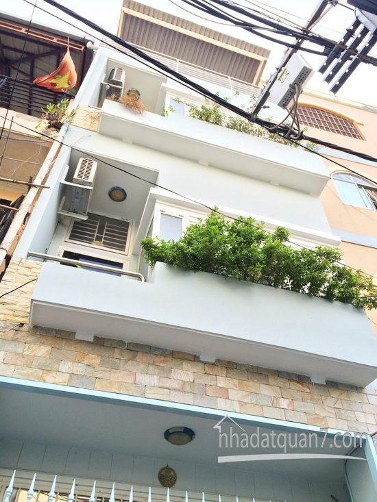 Cần bán gấp nhà 3 lầu hiện đại hẻm ximăng 4m đường Trần Xuân Soạn, P.Tân Thuận Tây, Quận 7