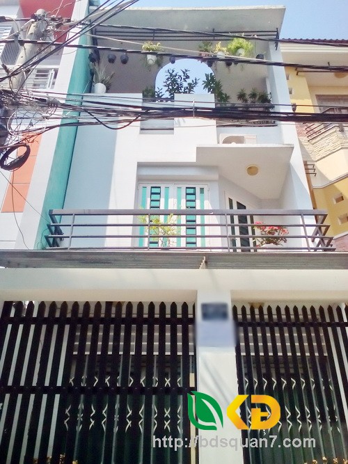 Nhà đẹp, số hồng riêng, hẻm xe hơi Huỳnh Tấn Phát, F.Phú Thuận, Quận 7, giá 2.3 tỷ