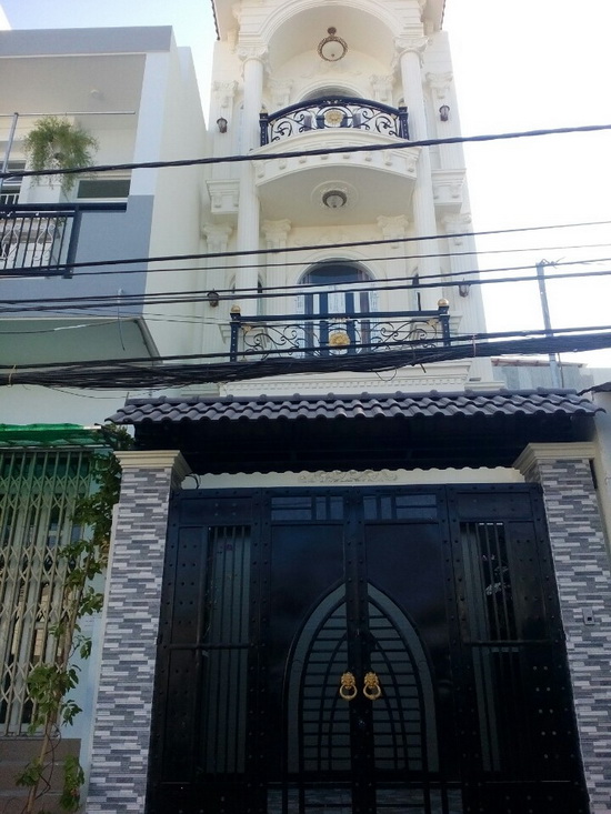 Bán gấp nhà mới 2 lầu hẻm nhựa 8m đường Gò Ô Môi, F.Phú Thuận, Quận 7