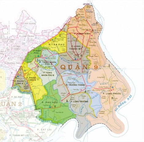 Quy hoạch phường Tân Phú - Long Thạnh Mỹ - Quận 9