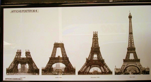Quá trình xây dựng tháp Eiffel